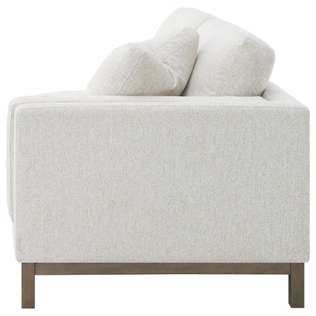 Geneva Sand Boucle Upholstered Sectional Chaise Sofa from Coaster - Luna Furniture