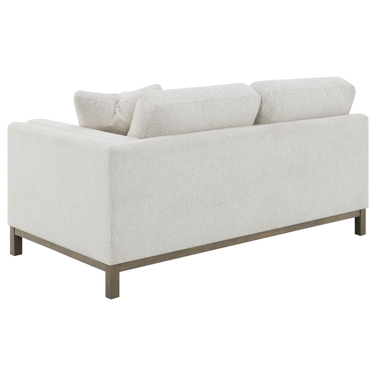 Geneva Sand Boucle Upholstered Sectional Chaise Sofa from Coaster - Luna Furniture