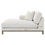 Geneva Sand Boucle Upholstered Sectional Chaise Sofa from Coaster - Luna Furniture