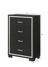 Gennro Black Chest from Crown Mark - Luna Furniture