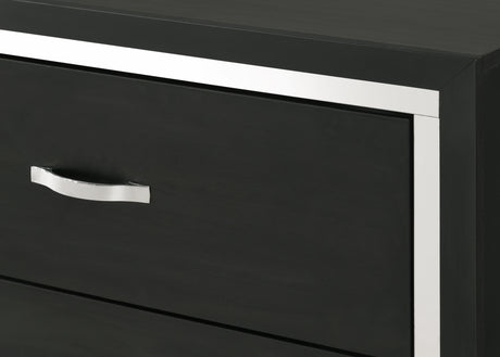 Gennro Black Dresser from Crown Mark - Luna Furniture