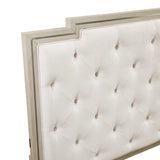 Genoa Light Oak 5-Piece Queen Upholstered Storage Platform Bedroom Set (QB+NS+DR+MR+CH) from Homelegance - Luna Furniture