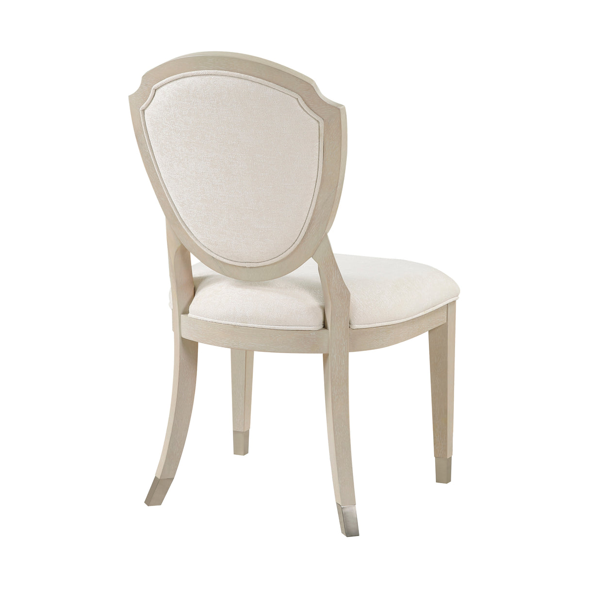 Genoa Light Oak/Ivory Dining Side Chair, Set of 2 from Homelegance - Luna Furniture