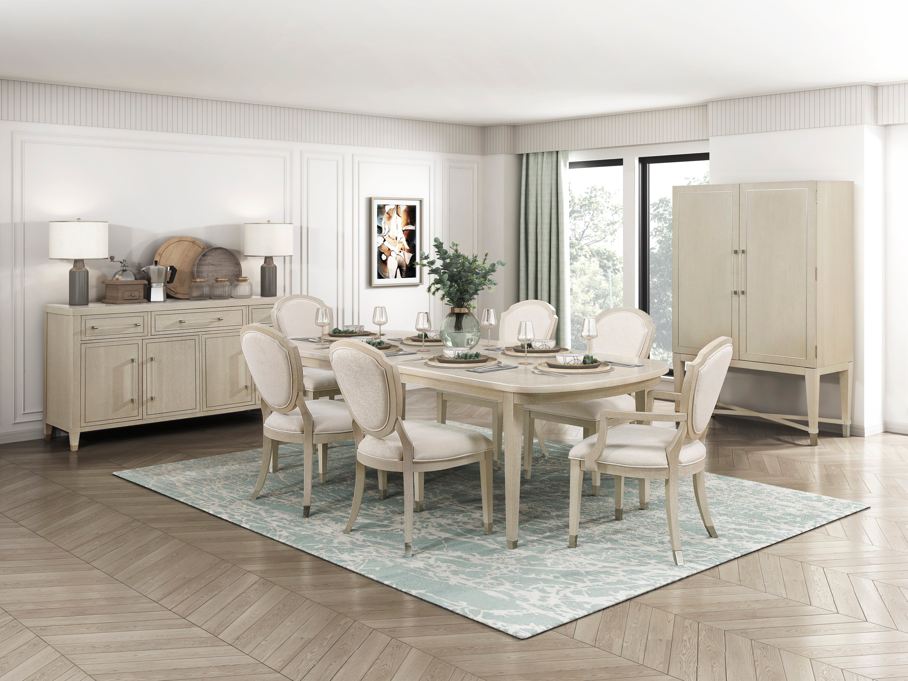 ルパンunico ALBERO Dining Table Genoa-Light-Oak-Ivory-Dining-