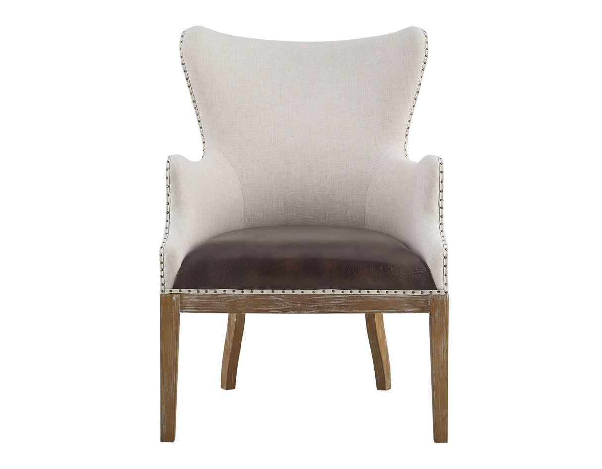 George Distressed Oak Accent/Captains Chair, Set of 2 from Steve Silver - Luna Furniture