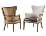 George Distressed Oak Accent/Captains Chair, Set of 2 from Steve Silver - Luna Furniture
