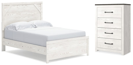 Gerridan Full Panel Bed and Chest from Ashley - Luna Furniture