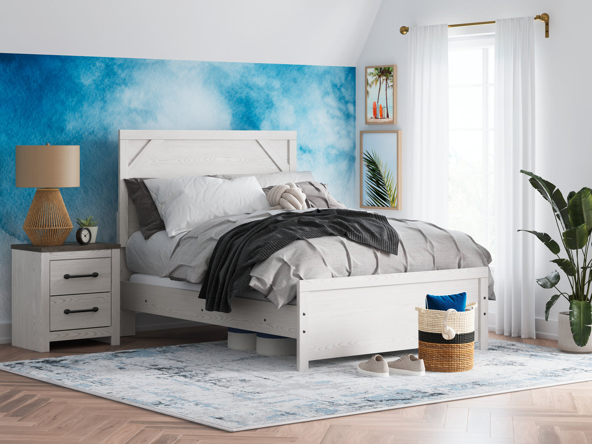 Gerridan Full Panel Bed and Chest from Ashley - Luna Furniture