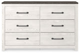 Gerridan Queen Panel Bed, Dresser and Nightstand from Ashley Furniture - Luna Furniture