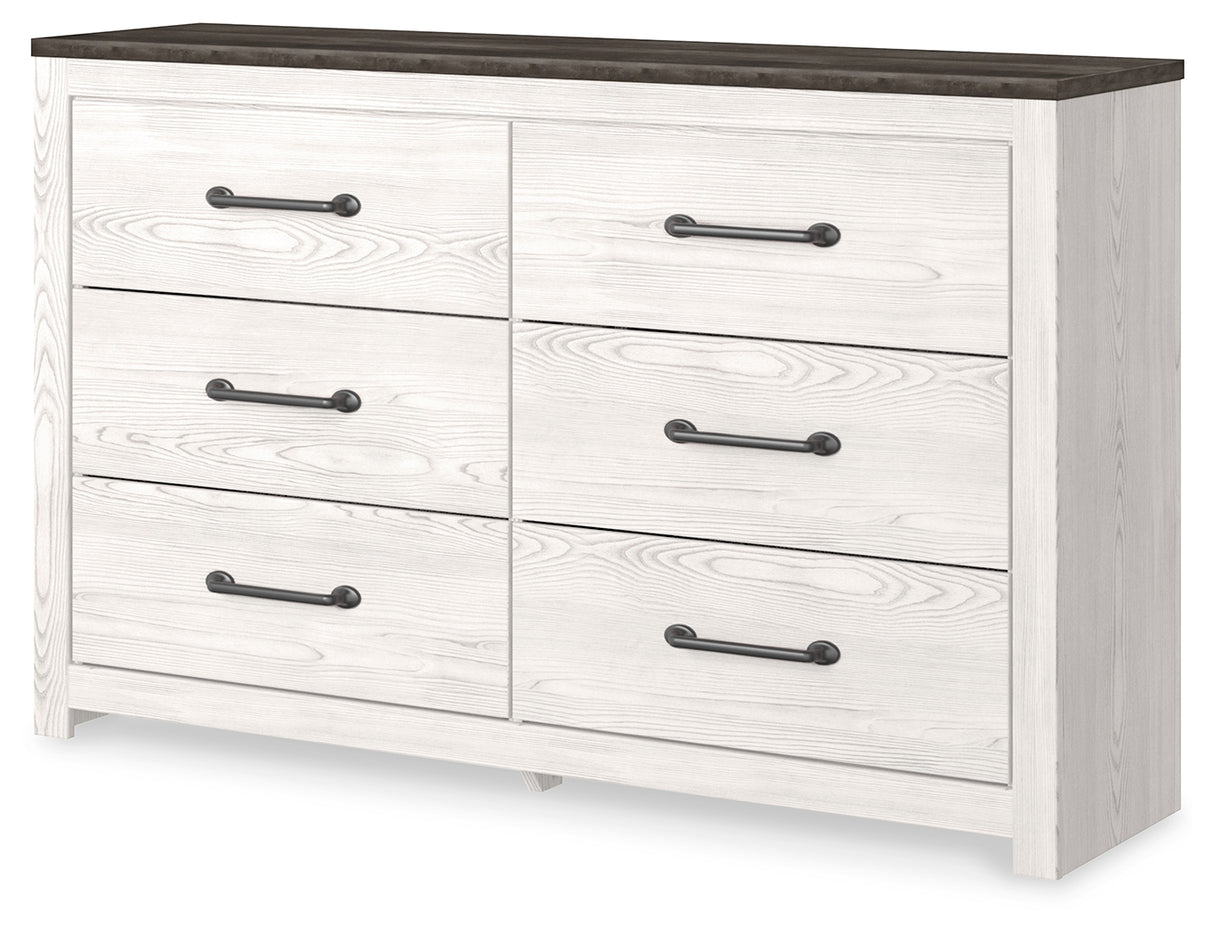 Gerridan Queen Panel Bed, Dresser and Nightstand from Ashley Furniture - Luna Furniture