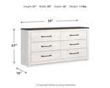 Gerridan Queen Panel Bed, Dresser and Nightstand from Ashley Furniture - Luna Furniture