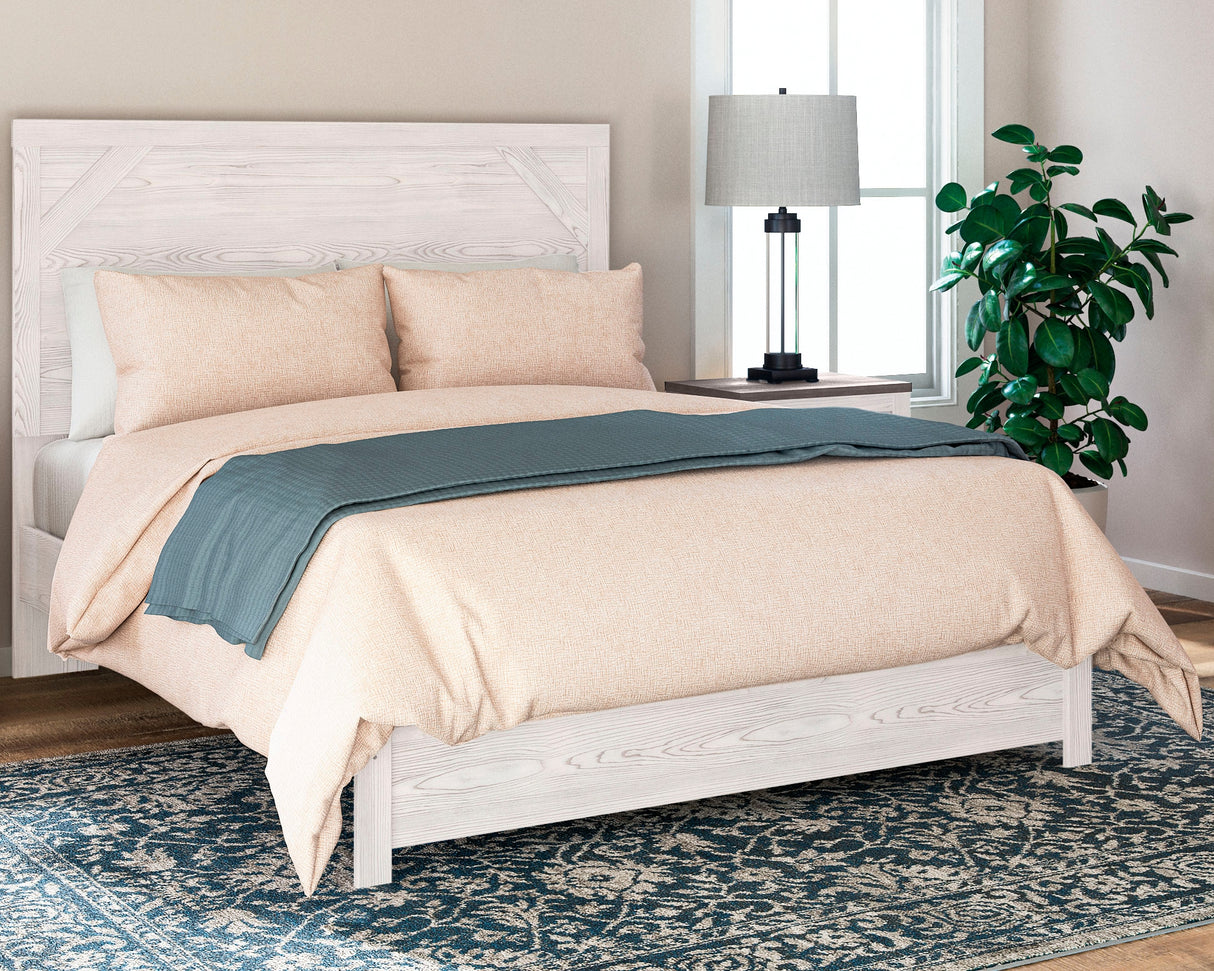 Gerridan Queen Panel Bed, Dresser and Nightstand from Ashley Furniture - Luna Furniture