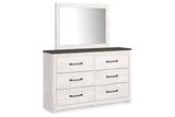 Gerridan White/Gray Dresser and Mirror from Ashley - Luna Furniture