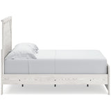 Gerridan White/Gray Full Panel Bed and 2 Nightstands from Ashley - Luna Furniture