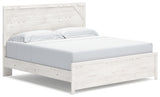 Gerridan White/Gray King Panel Bed, Dresser, Chest and 2 Nightstands from Ashley - Luna Furniture