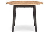 Gesthaven Natural/Brown Dining Table and 2 Chairs from Ashley - Luna Furniture