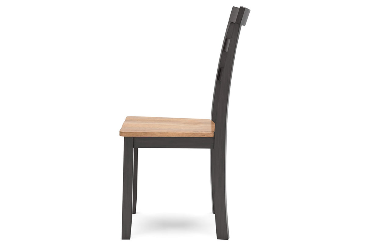 Gesthaven Natural/Brown Dining Table and 2 Chairs from Ashley - Luna Furniture