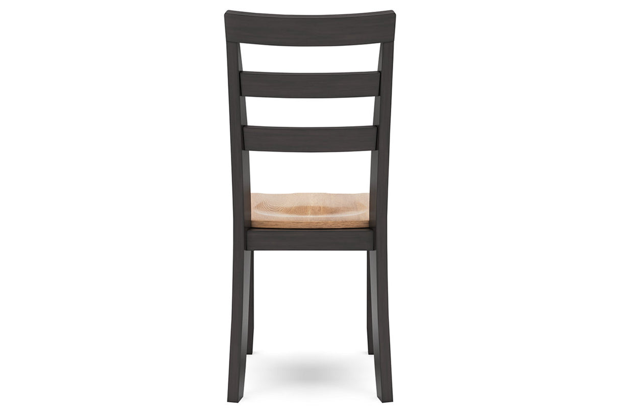 Gesthaven Natural/Brown Dining Table and 2 Chairs from Ashley - Luna Furniture