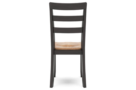 Gesthaven Natural/Brown Dining Table and 2 Chairs from Ashley - Luna Furniture