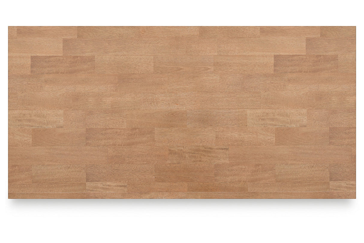 Gesthaven Natural/White Counter Height Dining Table and 2 Barstools from Ashley - Luna Furniture