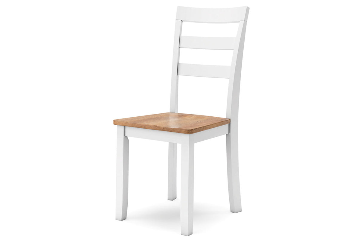 Gesthaven Natural/White Dining Table and 2 Chairs from Ashley - Luna Furniture