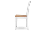 Gesthaven Natural/White Dining Table and 2 Chairs from Ashley - Luna Furniture