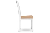 Gesthaven Natural/White Dining Table and 2 Chairs from Ashley - Luna Furniture