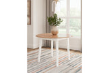 Gesthaven Natural/White Dining Table and 2 Chairs from Ashley - Luna Furniture