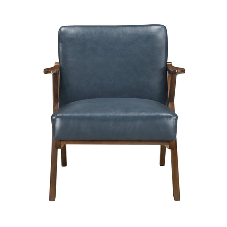 Gideon Blue Accent Chair from Homelegance - Luna Furniture