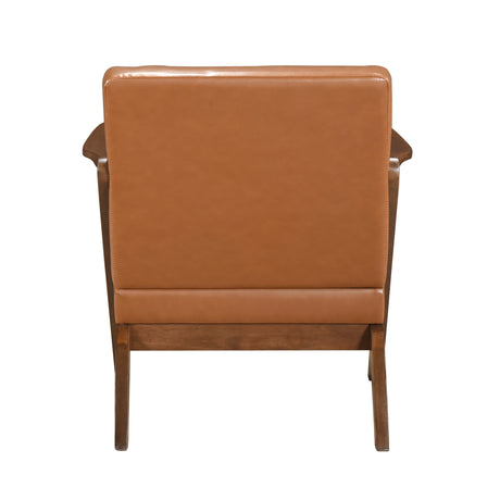 Gideon Brown Accent Chair from Homelegance - Luna Furniture
