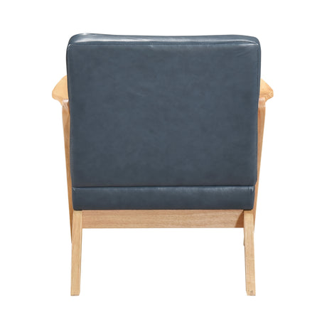 Gideon Natural Blue Accent Chair from Homelegance - Luna Furniture