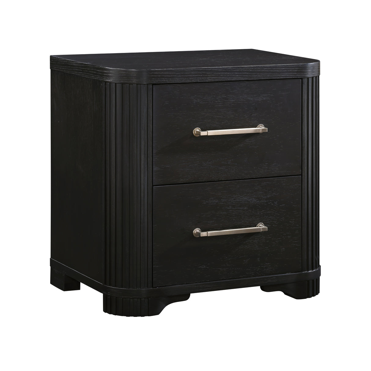 Gilbert Charcoal Nightstand from Homelegance - Luna Furniture