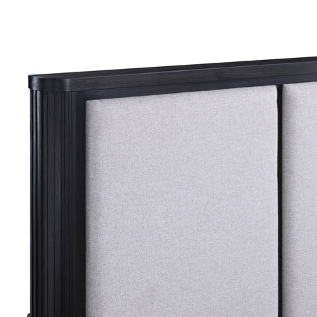 Gilbert Charcoal Queen Storage Platform Bed from Homelegance - Luna Furniture