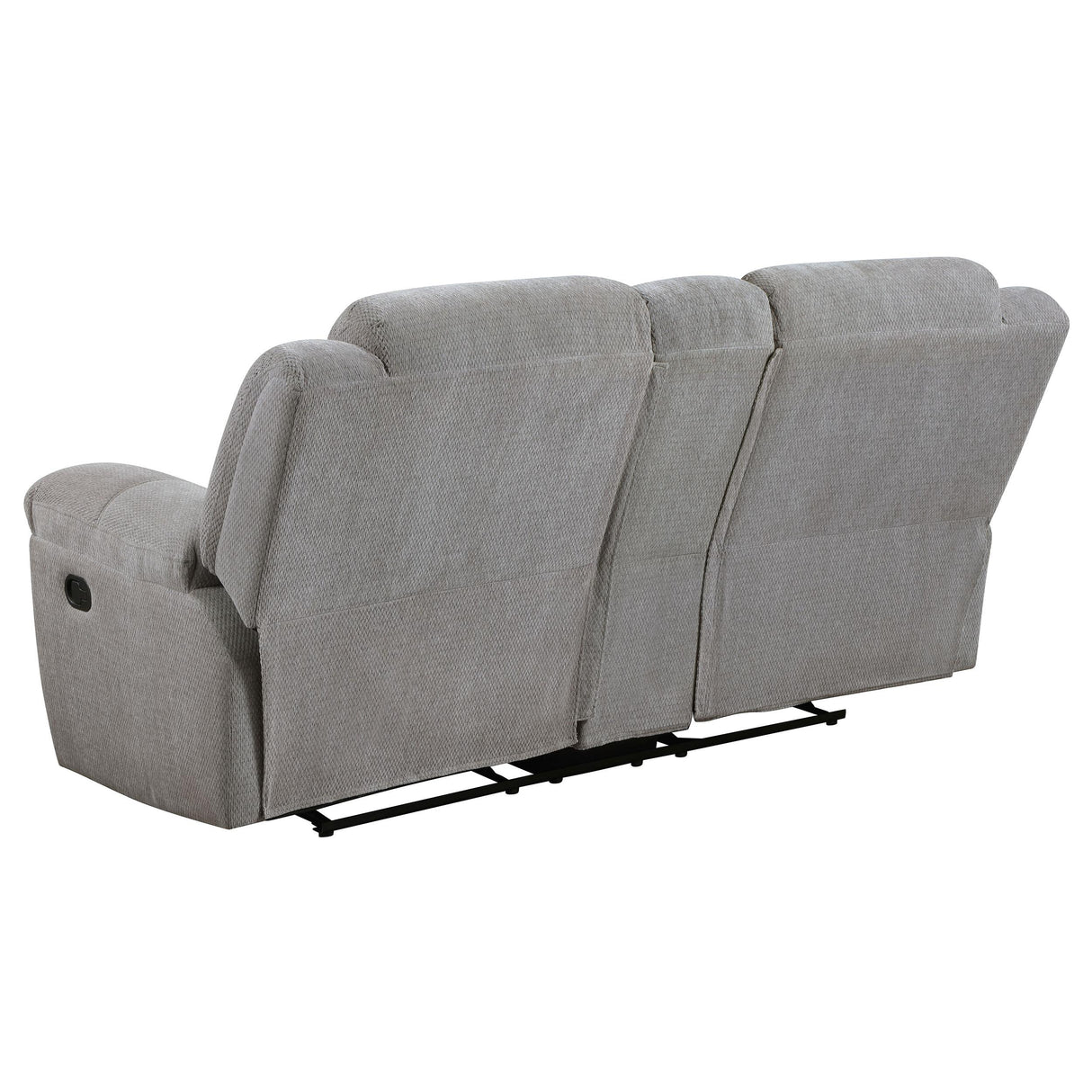 Gilson Gray Chenille Reclining Loveseat from Coaster - Luna Furniture