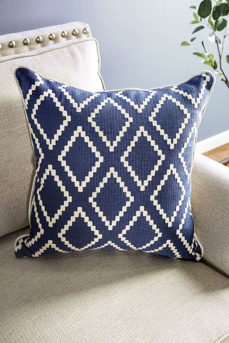 Giovanni Beige/Blue Sofa from Furniture of America - Luna Furniture