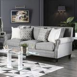 Giovanni Gray Sofa from Furniture of America - Luna Furniture