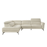 8456BEG*2LC2R (2)2-Piece Sectional with Left Side Chaise from Homelegance - Luna Furniture