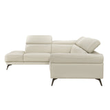 8456BEG*2LC2R (2)2-Piece Sectional with Left Side Chaise from Homelegance - Luna Furniture