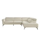8456BEG*22LRC (2)2-Piece Sectional with Right Side Chaise from Homelegance - Luna Furniture