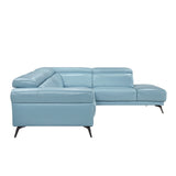 8456BUE*22LRC (2)2-Piece Sectional with Right Side Chaise from Homelegance - Luna Furniture