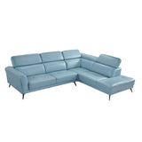 8456BUE*22LRC (2)2-Piece Sectional with Right Side Chaise from Homelegance - Luna Furniture