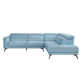 8456BUE*22LRC (2)2-Piece Sectional with Right Side Chaise from Homelegance - Luna Furniture