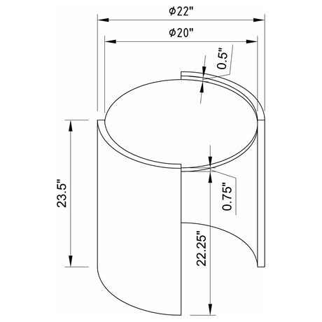 Gladstone Distressed Gray 2-Piece Coffee and End Table Set from Coaster - Luna Furniture