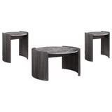 Gladstone Distressed Gray 3-Piece Coffee and End Table Set from Coaster - Luna Furniture