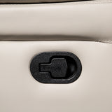 Glarus White Loveseat Manual Recliner from Furniture of America - Luna Furniture