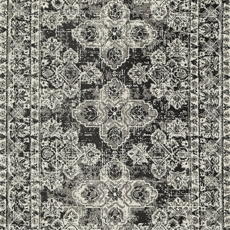Glennisman Black/Gray/Ivory Medium Rug from Ashley - Luna Furniture