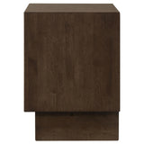 Glenwood Warm Brown 2-Drawer Nightstand from Coaster - Luna Furniture