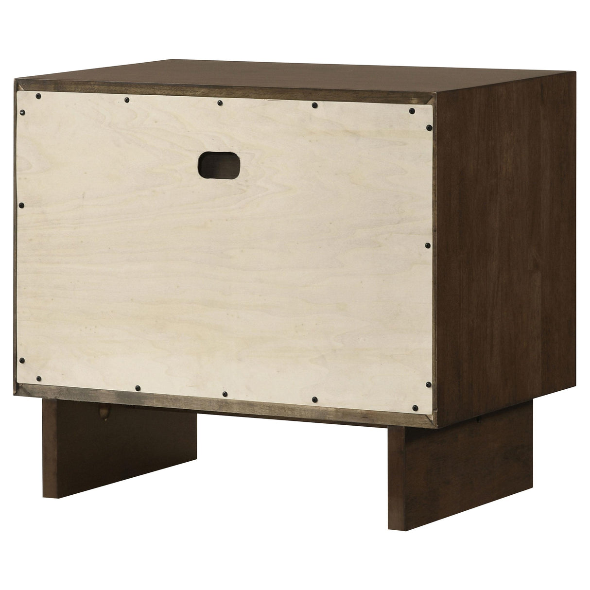 Glenwood Warm Brown 2-Drawer Nightstand from Coaster - Luna Furniture