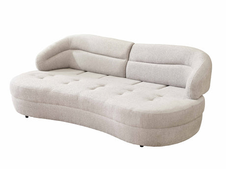 Gloria Cream Convertible Sofa from Furnia - Luna Furniture