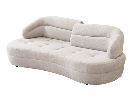 Gloria Cream Convertible Sofa from Furnia - Luna Furniture